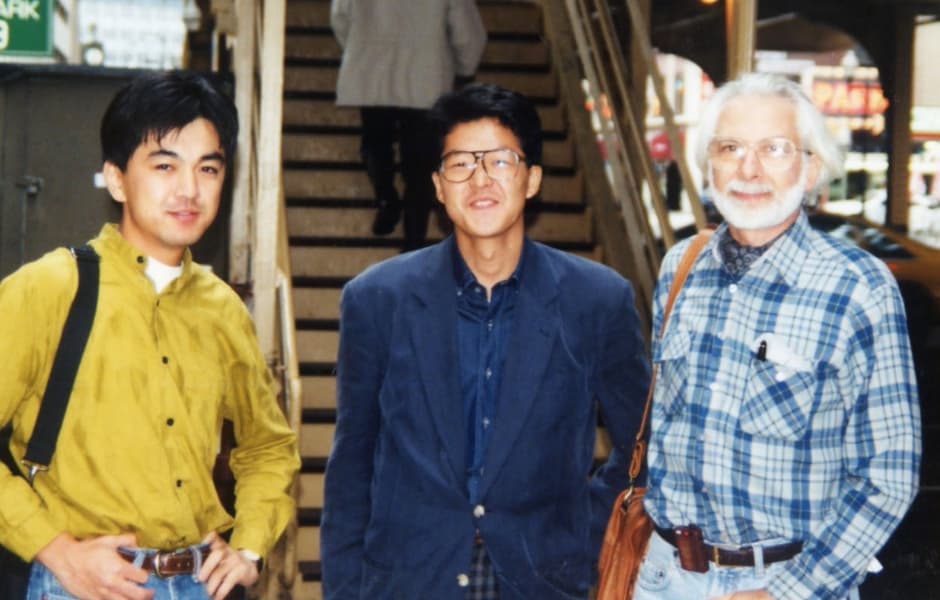 1994年　鬼形先生とシカゴ大学の恩師の画像